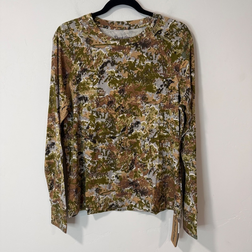 Duck Camp Womens Original Bamboo Crew L Midland 2.0 NWT Camo UPF30+ WHC2525